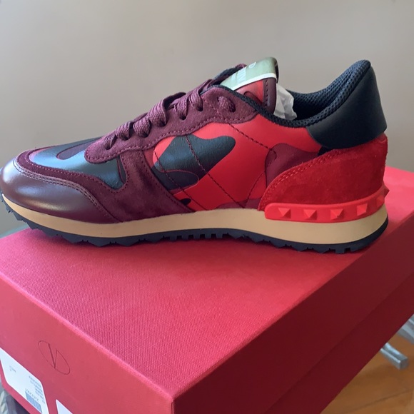 Valentino Camo Fashion Sneakers - Picture 10 of 11